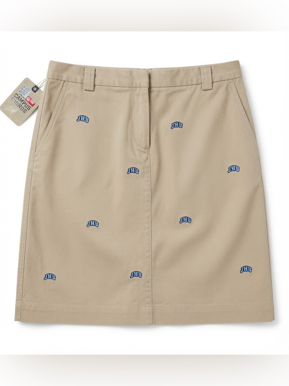 Colony Sportswear Chino John Hopkins University Pencil Skirt Size 10 NWT JHU